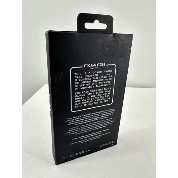 COACH NEW YORK Folio Wallet Detachable Case For Apple iPhone 15 Pro Max (Tan) - Picture 5 of 9